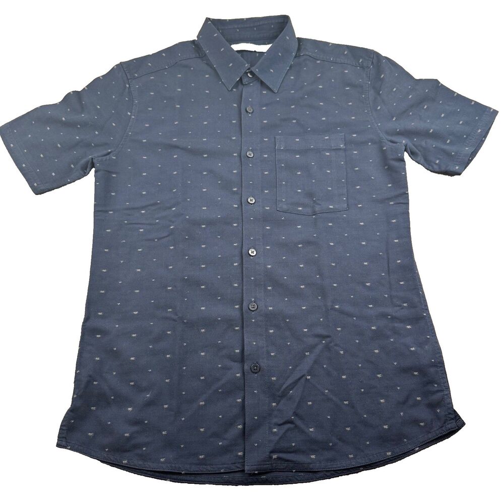 Icebreaker Merino Cool-Lite Compass Short Sleeve Shirt Blue Men's S